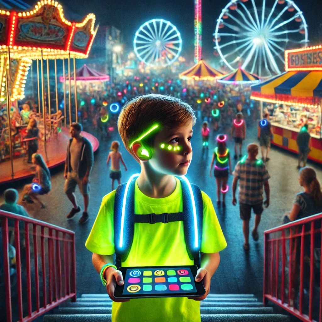 The Importance of High-Visibility Clothing for Non-Verbal Autistic Children in Crowded Places